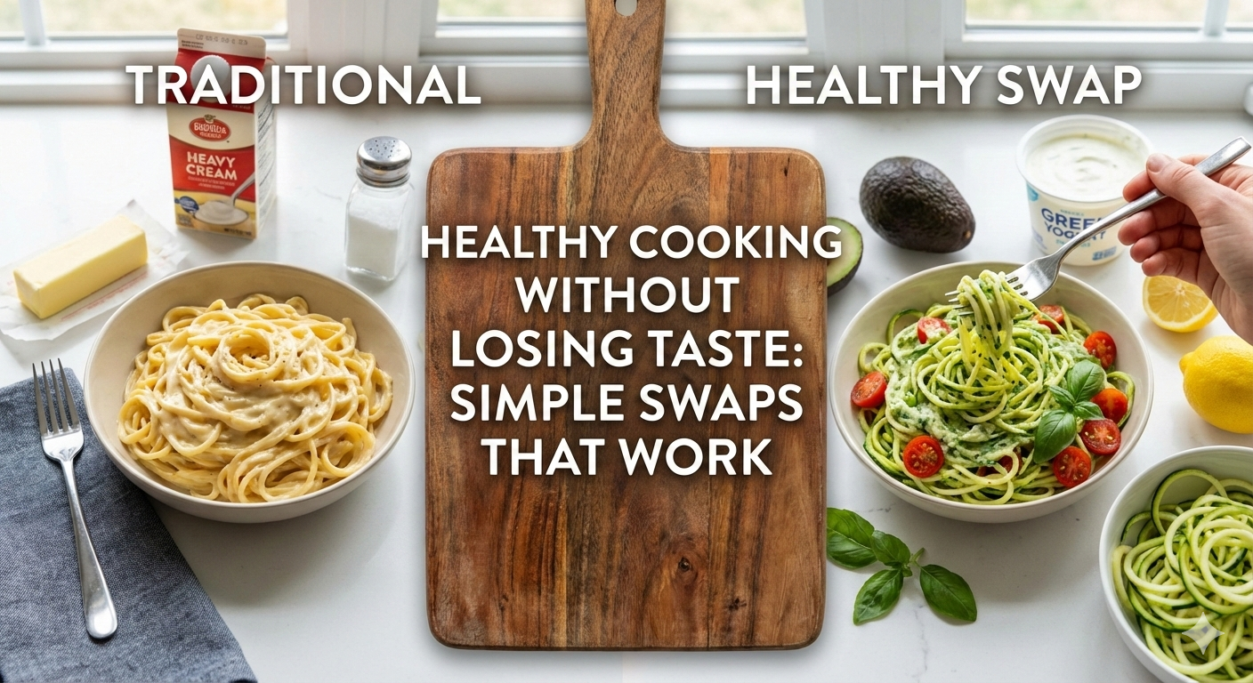Healthy Cooking Without Losing Taste: Simple Swaps That Work
