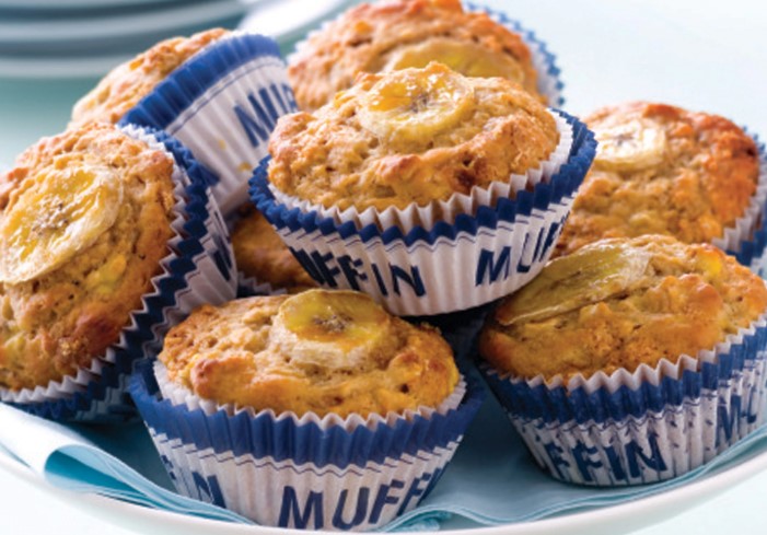 Banana Oat Muffins