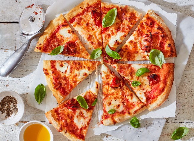 Homemade Margherita Pizza